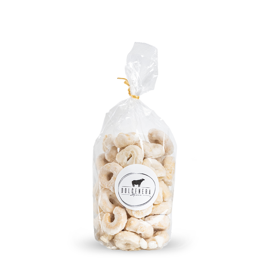 Tarallini glassati 250g – Friabili con glassa al limone